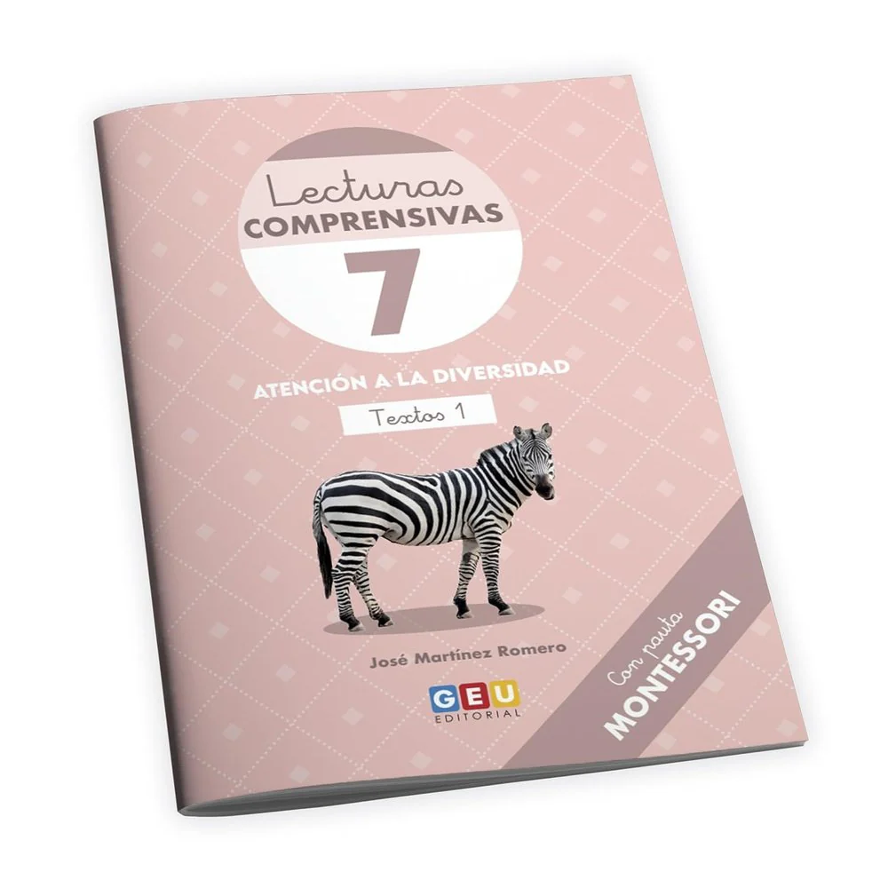 LECTURAS COMPRENSIVAS 7 PAUTA MONTESSORI INI,LECTOESCRITURA | MARTINEZ ROMERO, JOSE | GEU | 9788419646507