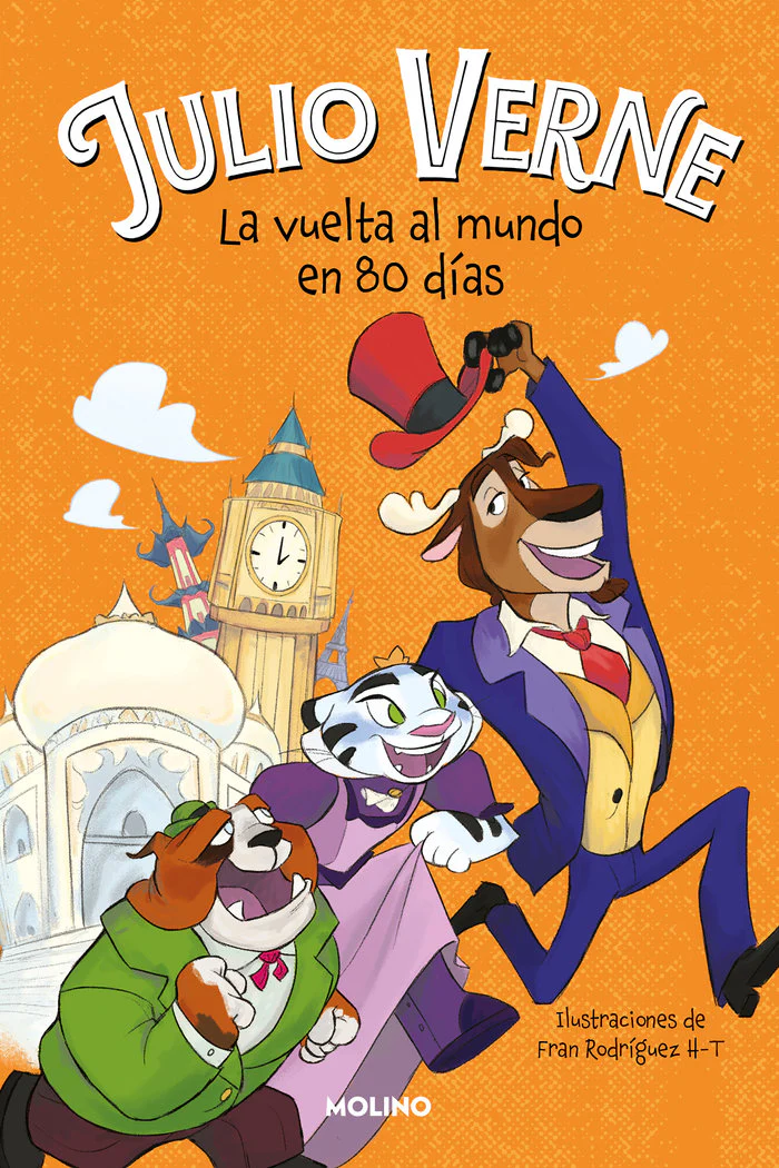 LA VUELTA AL MUNDO EN 80 DÍAS (JULIO VERNE PARA NIÑOS) I Verne, Julio I Molino I 9788427299887
