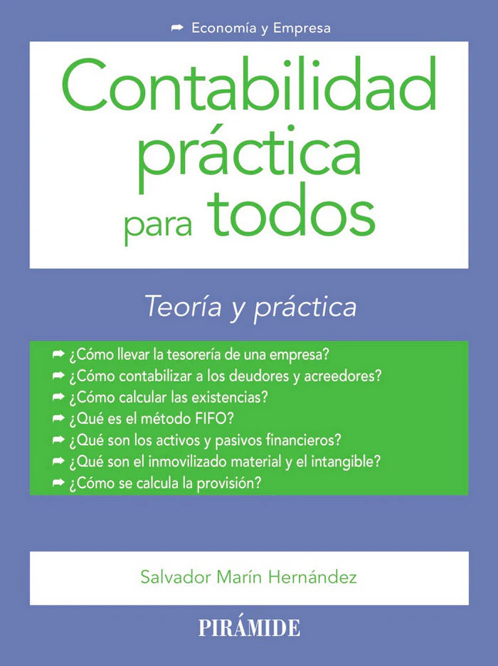 CONTABILIDAD PRACTICA PARA TODOS | MARIN HERNANDEZ, SALVADOR | PIRAMIDE | 9788436840919